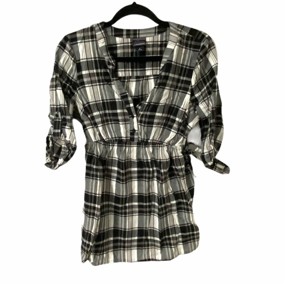 Oh Baby By Motherhood Plaid Maternity Shirt Large - Picture 1 of 4